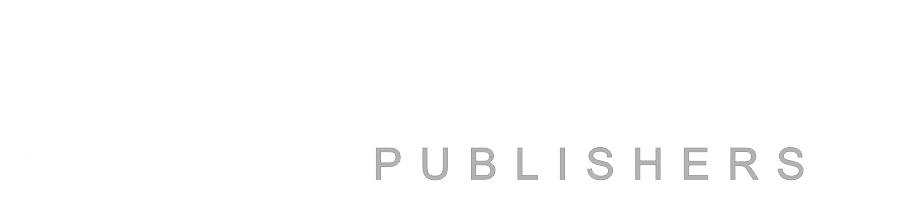 White and Gray Publishers Logo